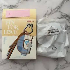 【正規品】ラブブ イニシャル チャーム PIN FOR LOVE「 L 」