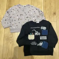 トレーナー 2点セット 100cm