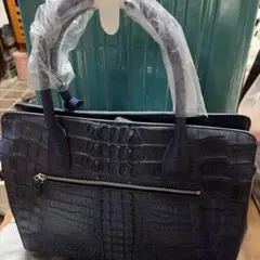 RODANIAネイビー クロコスタイルハンドバッグ 3002L