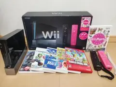 Nintendo Wii 本体 ピンクリモコン付き ゲームセット