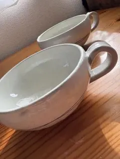 古谷製陶所　持ち手付きスープカップ 2個セット
