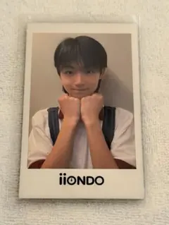 iiondo はつ恋チェキ風ソロカード 三戸琳仁