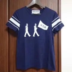 MUVEIL WORK セーラー 水兵さん Tシャツ ネイビーのサムネイル
