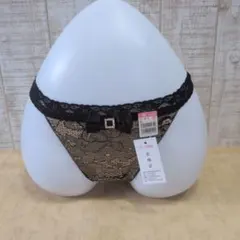 エメフィール 廃盤品 黒と金のレース Tバック