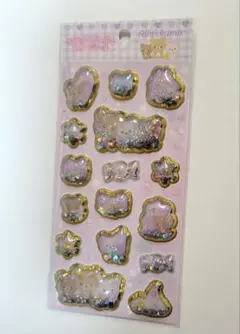 リラックマ　キラッとぷくぷくエアーシール