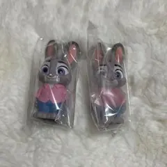 ズートピア ジュディ　ソフビパペットマスコット
