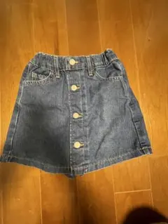 UNIQLO デニムスカート風ハーフパンツ 110サイズ