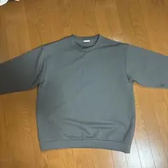 グレー ラグランスリーブ スウェット