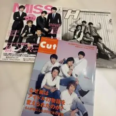 嵐 雑誌3冊セット MISS H Cut