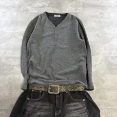 agnès b. HOMME サーマル ヘンリーネック y2k l/s tee - メルカリ