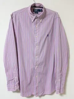 【お値下げ相談可】 RALPH LAURENラルフローレン 長袖ストライプシャツ