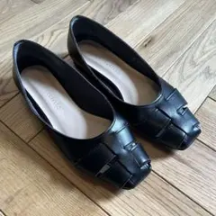 ゆ*ち様 DIANA 超軽量 パンプス グルカデザイン フラットシューズ 23c