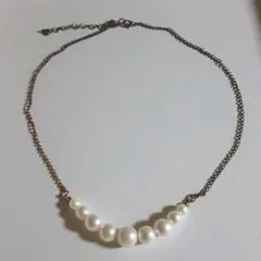 コットンパールのネックレス