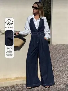 DAZY デニムジャンプスーツ