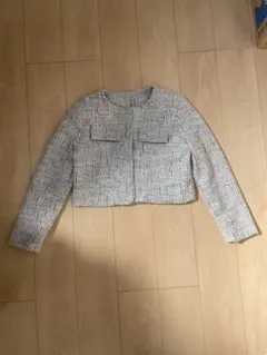 【美品】　卒業式　女の子用 クロップドジャケットとワイドパンツ セットアップ