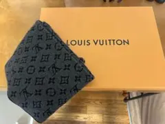 LOUIS VUITTON ダークグレー マフラー
