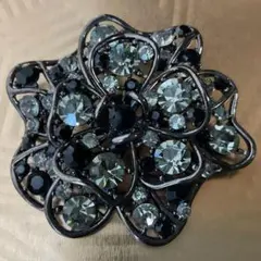 ブラックスピネル ネックレス ネックレストップ プラチナシルバー 