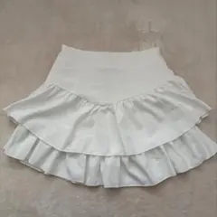 SHEIN ホワイト フレアミニスカート XS