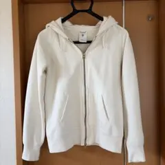 オーシバル　エクリュ(オフホワイト)ダブルジップパーカ　サイズ1