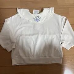 襟付き　トレーナー 110 オフホワイト