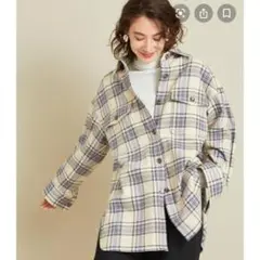 beauty and youth チェックジャケットのサムネイル