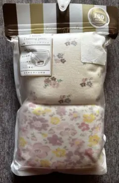 新品未開封　4層　トイレトレーニングパンツ　２枚組　100cm
