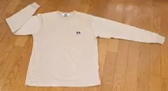 BEN DAVIS ベージュ 長袖カットソー シャツ Mサイズ