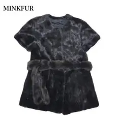 【美品】MINKFUR ミンクファー/ダークミンク/ベルト付き/ジレ ベスト 2026年最新】毛皮 ミンク ファーベストの人気アイテム - メルカリ