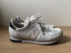 New Balance スニーカー U220CC2 ホワイト 23.0cm中古