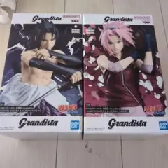 NARUTO疾風伝 Grandista 春野サクラ うちはサスケ 2個セット - メルカリ