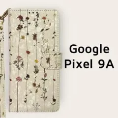 GooglePixel9a 手帳ケース 小花柄 ボタニカル 花柄