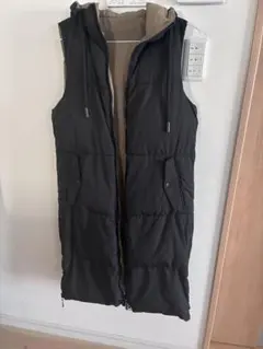 ZARA（ザラ）リバーシブル　ロングダウンベスト⭐︎