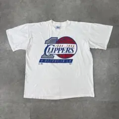 90s USA製 セーラムスポーツウェア NBA クリッパーズ Tシャツ XL