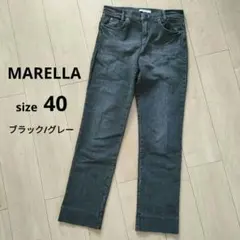 MARELLAマレーラスポーツストレッチジーンズ グレーブラック 40ストレートのサムネイル