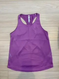 adidas ADIZERO 紫色タンクトップ