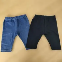 レギンスパンツ　80サイズ　2枚セット