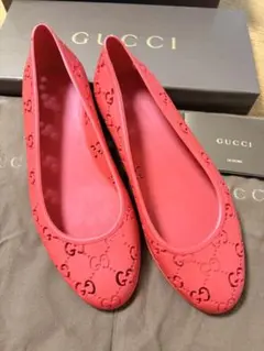 ※ほぼ新品※GUCCI グッチ ラバーシューズ37 24cmのサムネイル