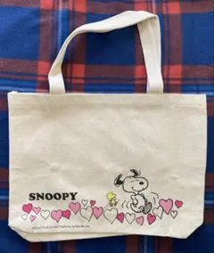 新品　SNOOPY スヌーピー　キャンバス地　トートバッグ