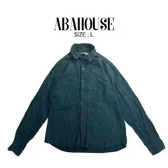 【ABAHOUSE ecru】リネンブレンド 長袖シャツのサムネイル
