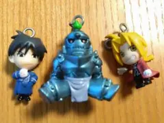 鋼の錬金術師 チャーム フィギュア エドワード アルフォンス エルリック ロイ