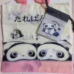 たれぱんだ エコバッグ 巾着 아크릴 키 체인 미사용 ３点セット