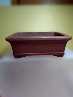 中型茶色陶器植木鉢