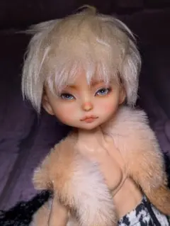 セリアドール カスタムドール キュートminiヘッド（ヘッド、ウィッグ