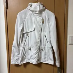 ZARA ホワイト フード付き アウター