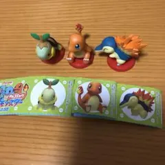 ポケモンチョコエッグ　ナエトル　ヒトカゲ　ヒノアラシ