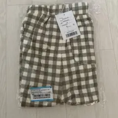 ブラウンチェック ロングパンツ