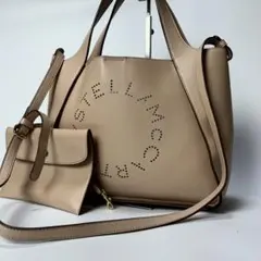 極美品✨ステラマッカートニー トートバッグ パンチング サークルロゴ 2way