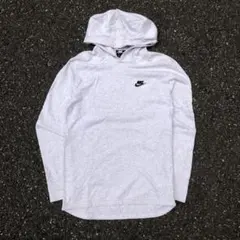 NIKE ナイキ グレー パーカー プルオーバー M サイズ ワンポイント