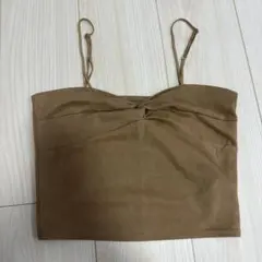 ANAP キャミソール ブラウン ベロアのサムネイル