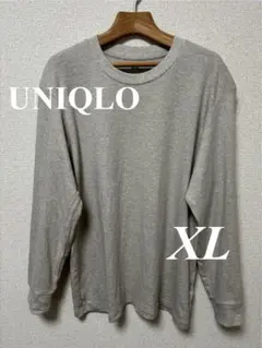 【UNIQLO】25FW ソフトタッチクルーネックTシャツ XL ベージュ